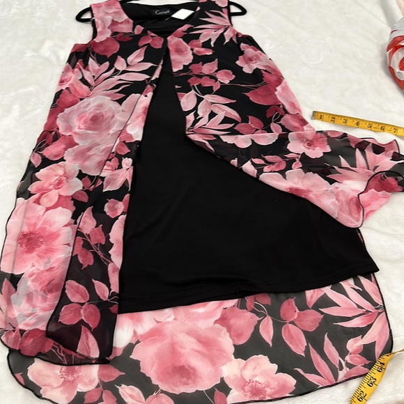 Connected Apparel two layered midi dress size 8 - Picture 10 of 11